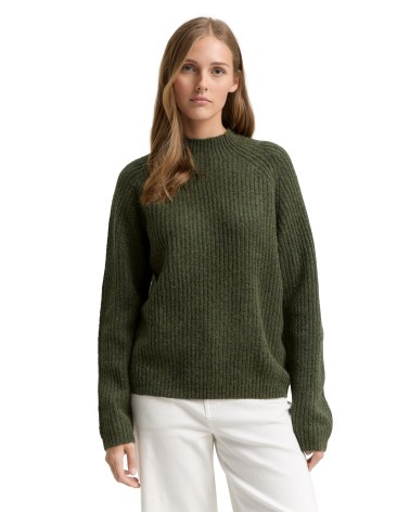 JERSEY CUELLO CHIMENEA ACANALADO TOM TAILOR