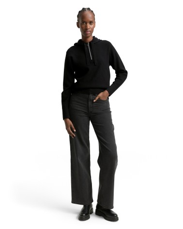 JERSEY CON CAPUCHA Y SEMICREMALLERA TOM TAILOR