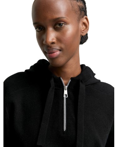 JERSEY CON CAPUCHA Y SEMICREMALLERA TOM TAILOR