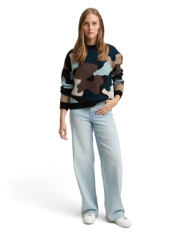 JERSEY EFECTO CAMUFLAJE TOM TAILOR