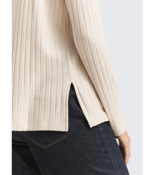 CAMISETA ACANALADA TEJIDO SUAVE TOM TAILOR CAMISETA ACANALADA TEJIDO SUAVE TOM TAILOR