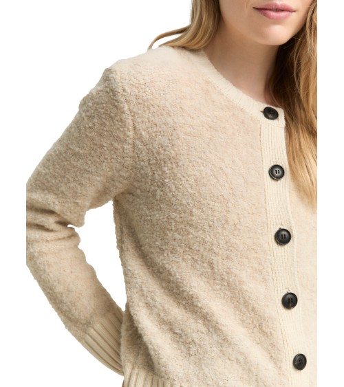 CHAQUETA CÁRDIGAN EN BOUCLÉ TOM TAILOR CHAQUETA CÁRDIGAN EN BOUCLÉ TOM TAILOR