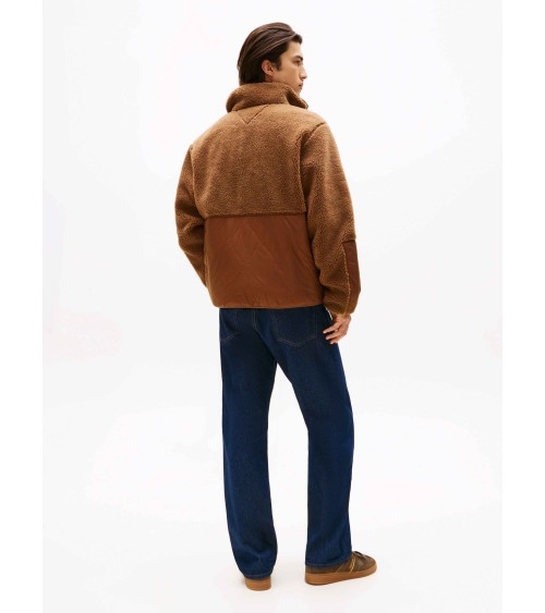 CHAQUETA DE BORREGUILLO Y ACOLCHADA TOMMY JEANS