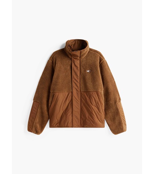 CHAQUETA DE BORREGUILLO Y ACOLCHADA TOMMY JEANS