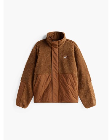 CHAQUETA DE BORREGUILLO Y ACOLCHADA TOMMY JEANS