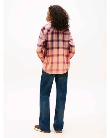 SOBRECAMISA DE CUADROS EN DEGRADADO TOMMY JEANS