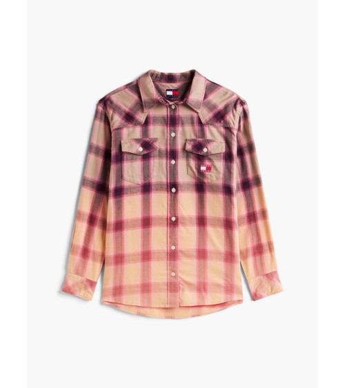 SOBRECAMISA DE CUADROS EN DEGRADADO TOMMY JEANS