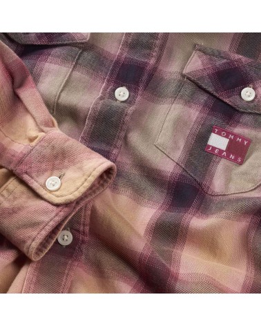SOBRECAMISA DE CUADROS EN DEGRADADO TOMMY JEANS