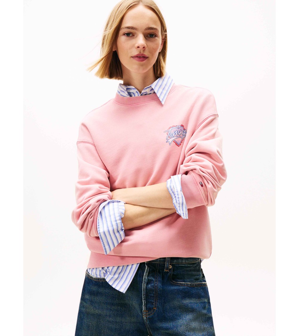 SUDADERA OVERSIZE LOGO CORAZÓN TOMMY JEANS