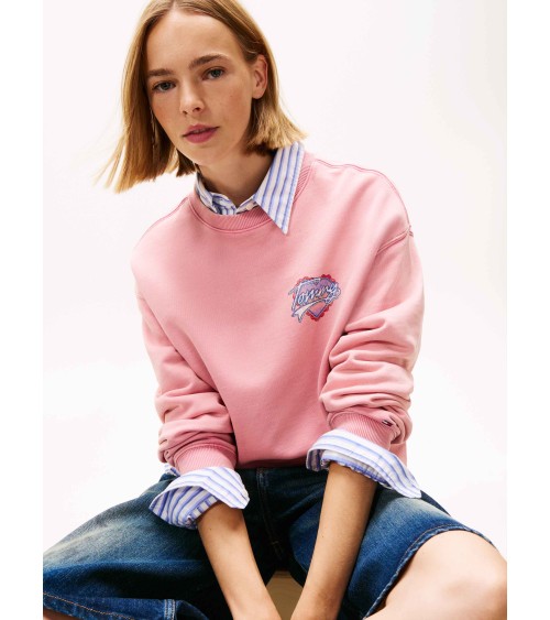 SUDADERA OVERSIZE LOGO CORAZÓN TOMMY JEANS