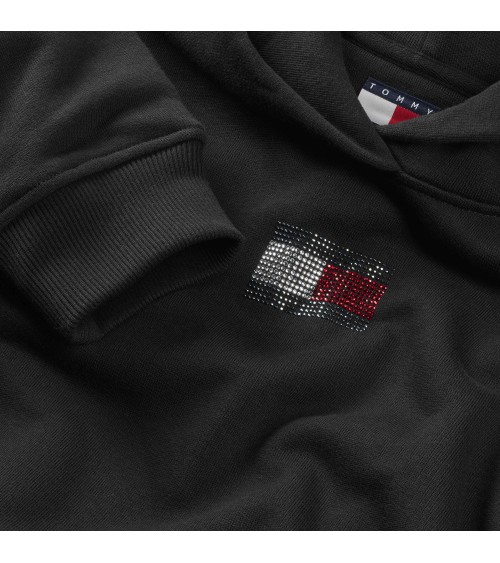 SUDADERA HODDIE LOGO STRASS TOMMY JEANS