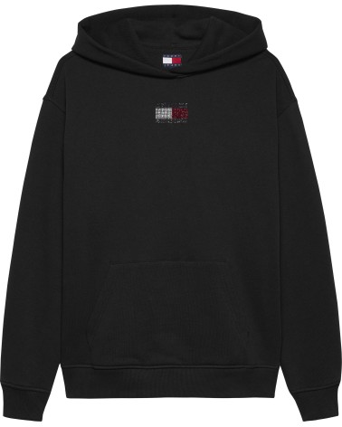 SUDADERA HODDIE LOGO STRASS TOMMY JEANS