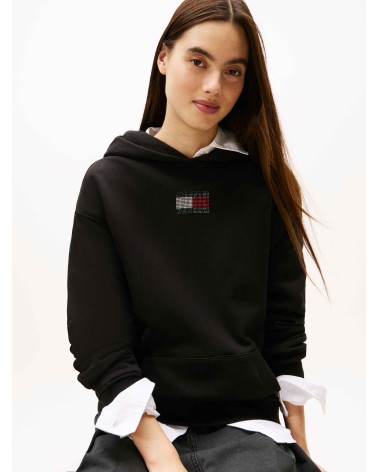 SUDADERA HODDIE LOGO STRASS TOMMY JEANS