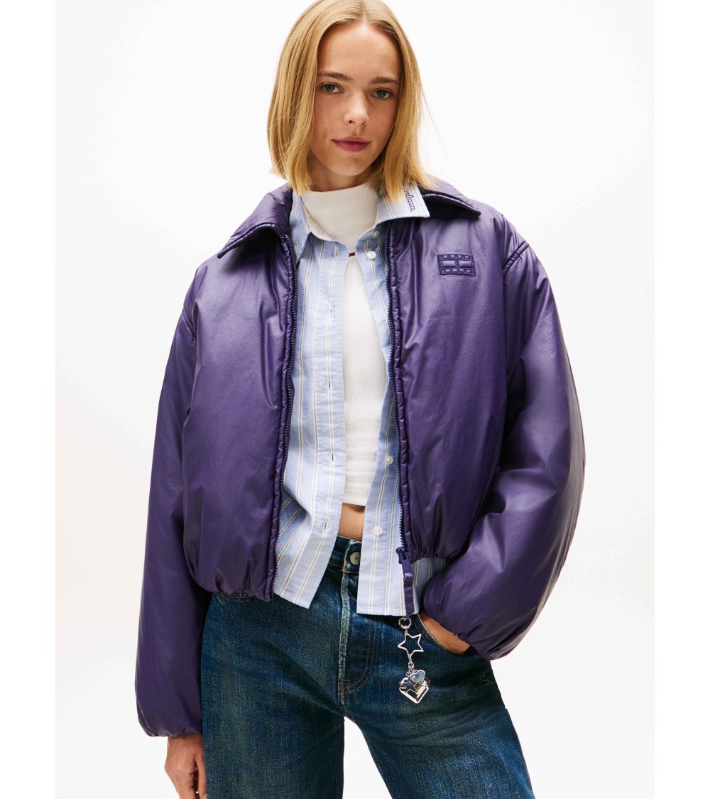 CAZADORA BOMBER ENCERADA Y ACOLCHADA TOMMY JEANS