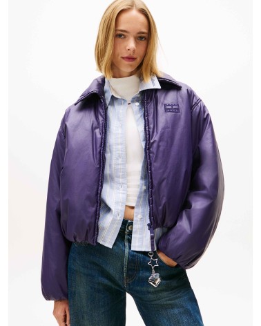 CAZADORA BOMBER ENCERADA Y ACOLCHADA TOMMY JEANS