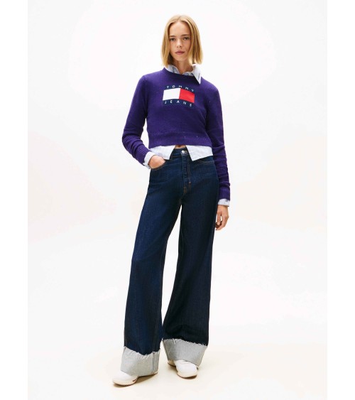 JERSEY CROPPED CON BRILLOS TOMMY JEANS