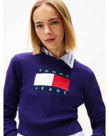 JERSEY CROPPED CON BRILLOS TOMMY JEANS