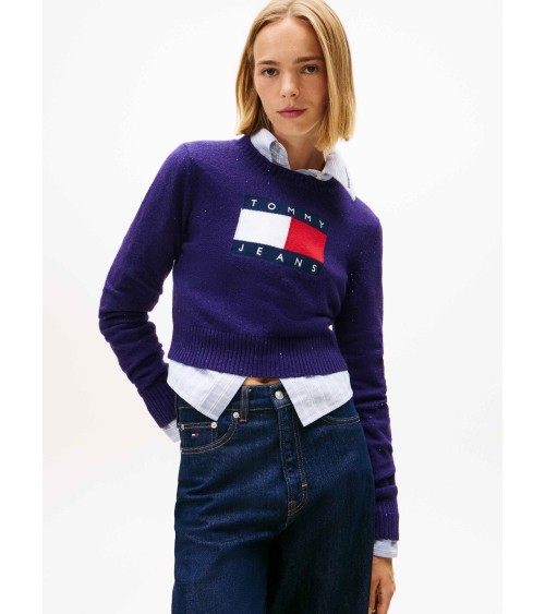 JERSEY CROPPED CON BRILLOS TOMMY JEANS