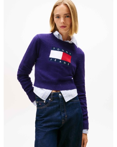 JERSEY CROPPED CON BRILLOS TOMMY JEANS