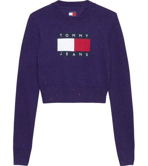 JERSEY CROPPED CON BRILLOS TOMMY JEANS