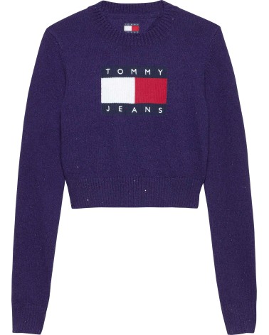 JERSEY CROPPED CON BRILLOS TOMMY JEANS