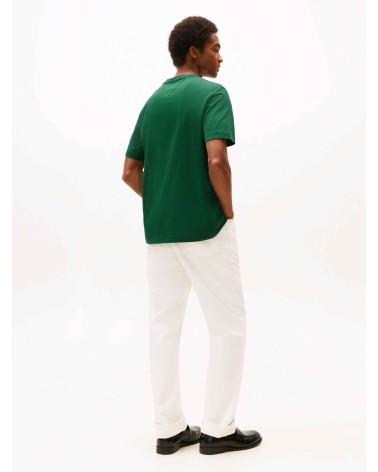 CAMISETA CON LOGO DE  PUNTO ELÁSTICO TOMMY HILFIGER