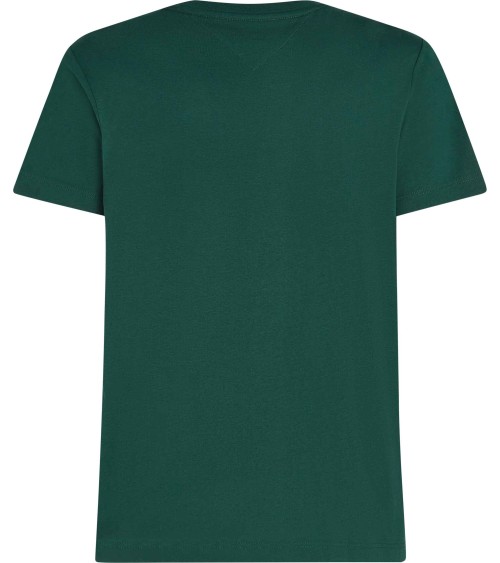 CAMISETA CON LOGO DE  PUNTO ELÁSTICO TOMMY HILFIGER