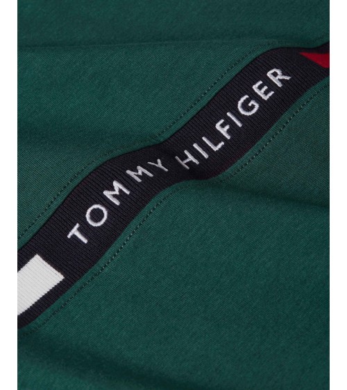 CAMISETA CON LOGO DE  PUNTO ELÁSTICO TOMMY HILFIGER