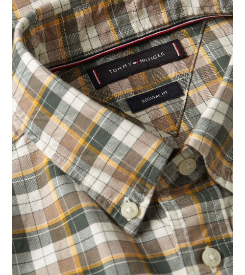 CAMISA OXFORD DE CUADROS TOMMY HILFIGER