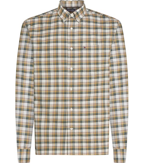 CAMISA OXFORD DE CUADROS TOMMY HILFIGER