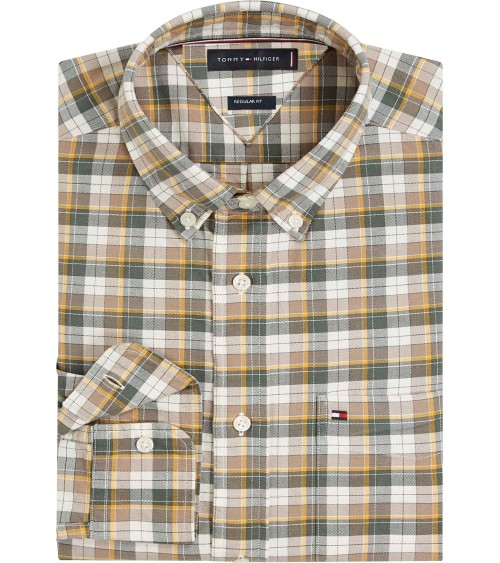 CAMISA OXFORD DE CUADROS TOMMY HILFIGER