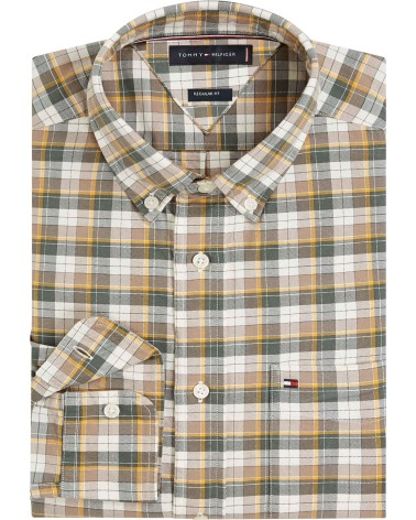 CAMISA OXFORD DE CUADROS TOMMY HILFIGER