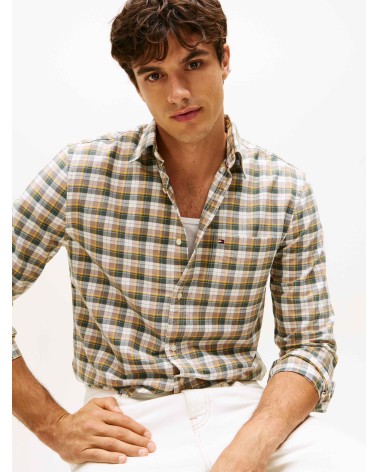 CAMISA OXFORD DE CUADROS TOMMY HILFIGER