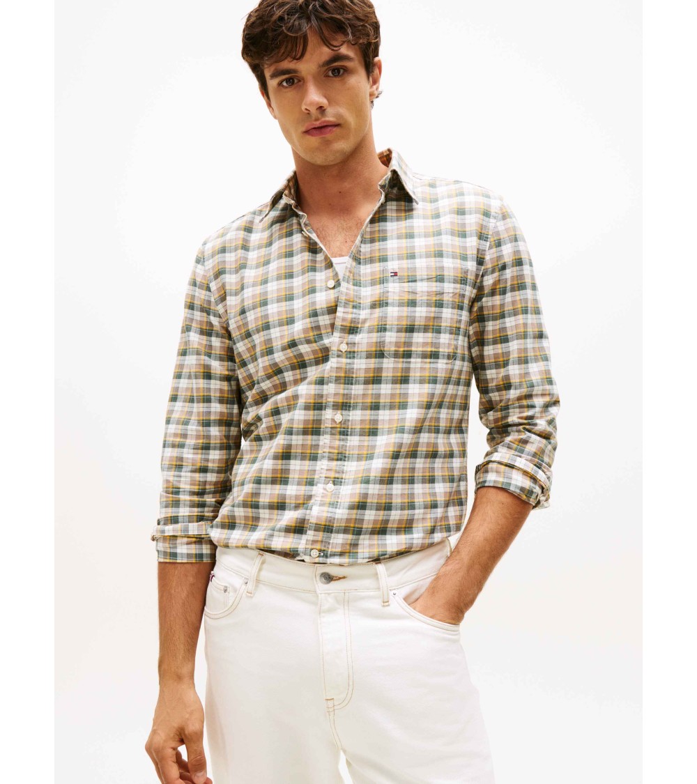 CAMISA OXFORD DE CUADROS TOMMY HILFIGER