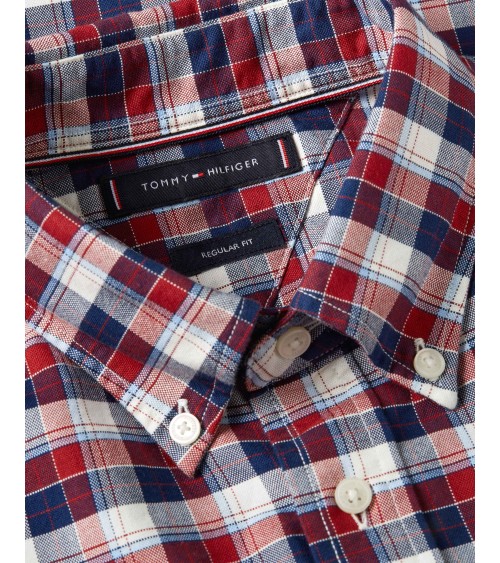 CAMISA OXFORD DE CUADROS TOMMY HILFIGER
