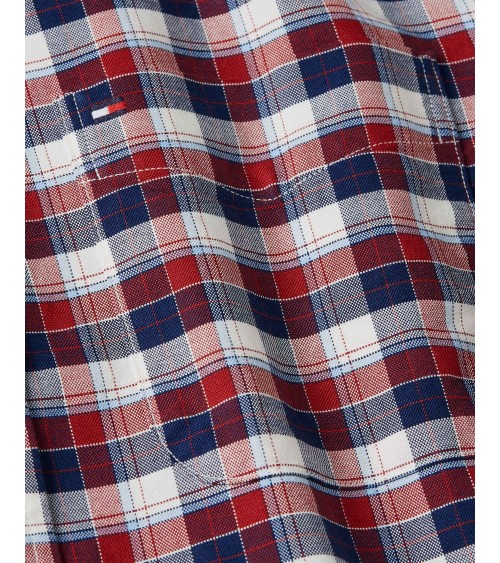 CAMISA OXFORD DE CUADROS TOMMY HILFIGER