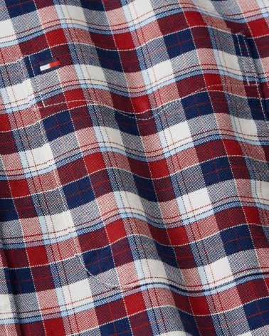 CAMISA OXFORD DE CUADROS TOMMY HILFIGER