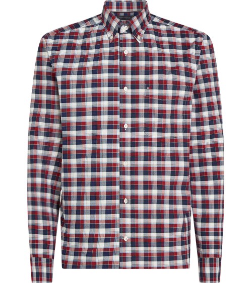 CAMISA OXFORD DE CUADROS TOMMY HILFIGER