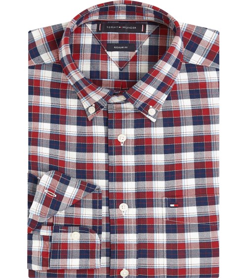 CAMISA OXFORD DE CUADROS TOMMY HILFIGER