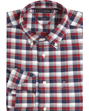 CAMISA OXFORD DE CUADROS TOMMY HILFIGER
