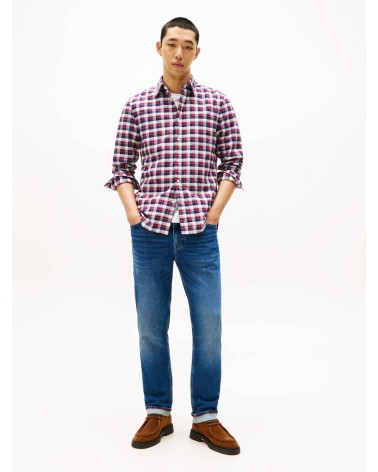 CAMISA OXFORD DE CUADROS TOMMY HILFIGER