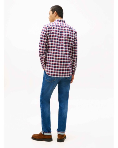 CAMISA OXFORD DE CUADROS TOMMY HILFIGER