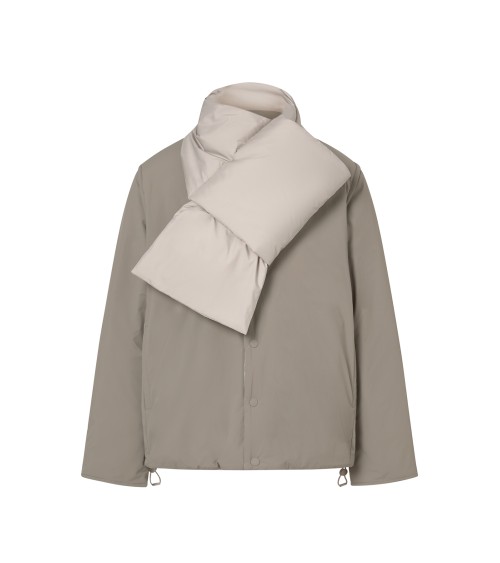 CAZADORA REVERSIBLE CON BUFANDA GERES ECOALF