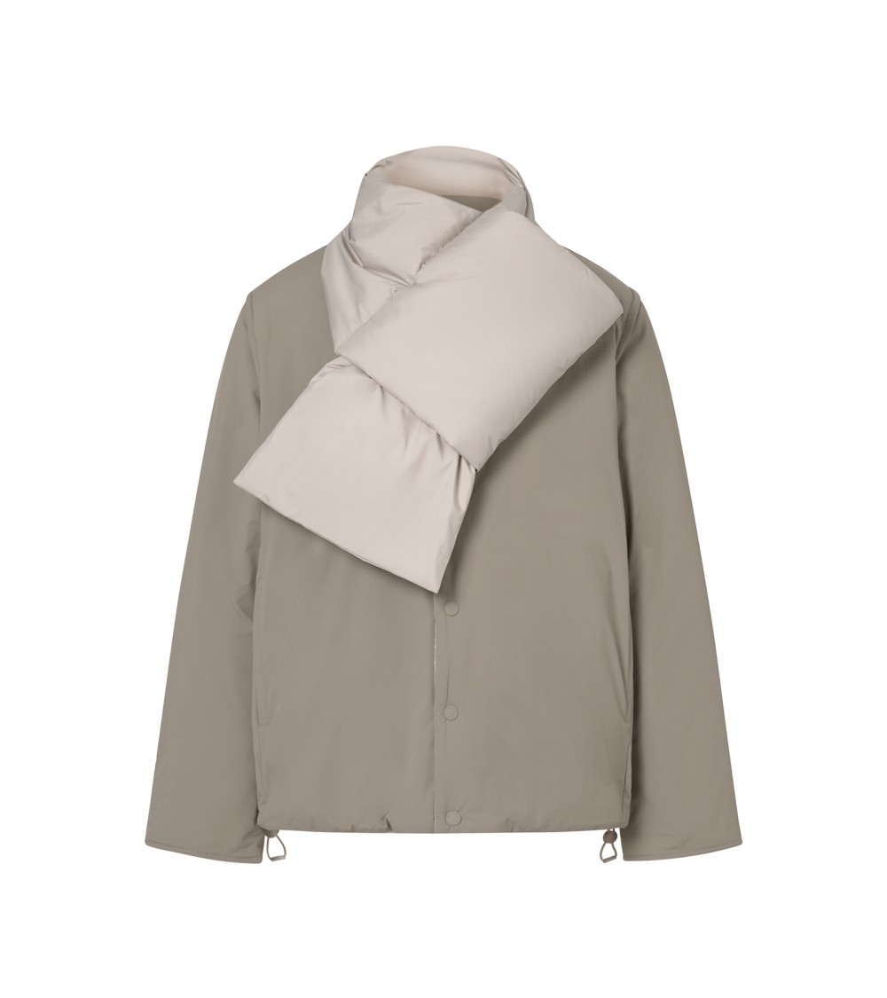 CAZADORA REVERSIBLE CON BUFANDA GERES ECOALF