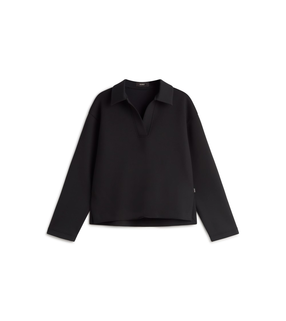 SUDADERA TIPO POLO OVERSIZE GRANADELLA ECOALF