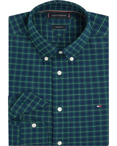 CAMISA OXFORD DE CUADROS TOMMY HILFIGER
