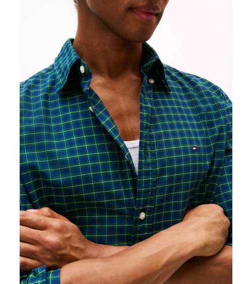 CAMISA OXFORD DE CUADROS TOMMY HILFIGER