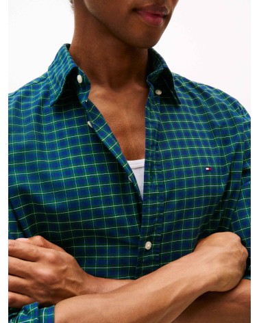 CAMISA OXFORD DE CUADROS TOMMY HILFIGER