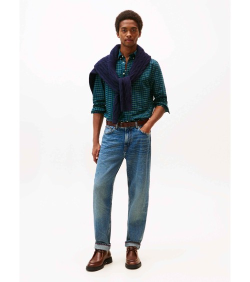 CAMISA OXFORD DE CUADROS TOMMY HILFIGER