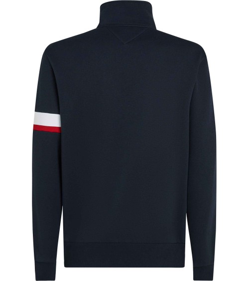 SUDADERA MEDIA CREMALLERA LOGO MANGA TOMMY HILFIGER